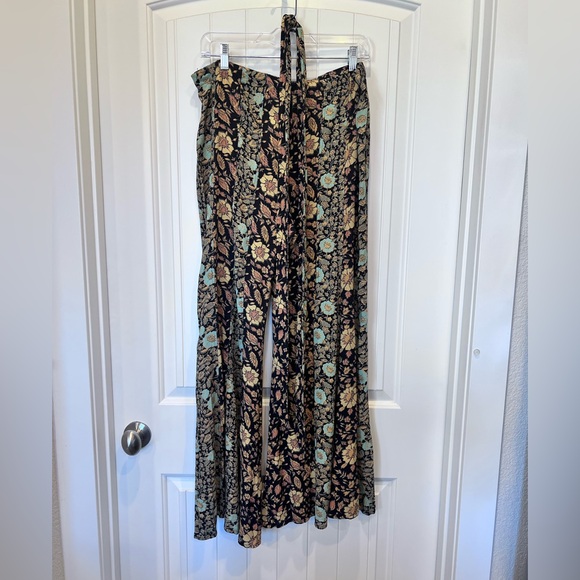 Free People Bali Sultry Boho Flare Pant Sz Large **NWT - Picture 4 of 12